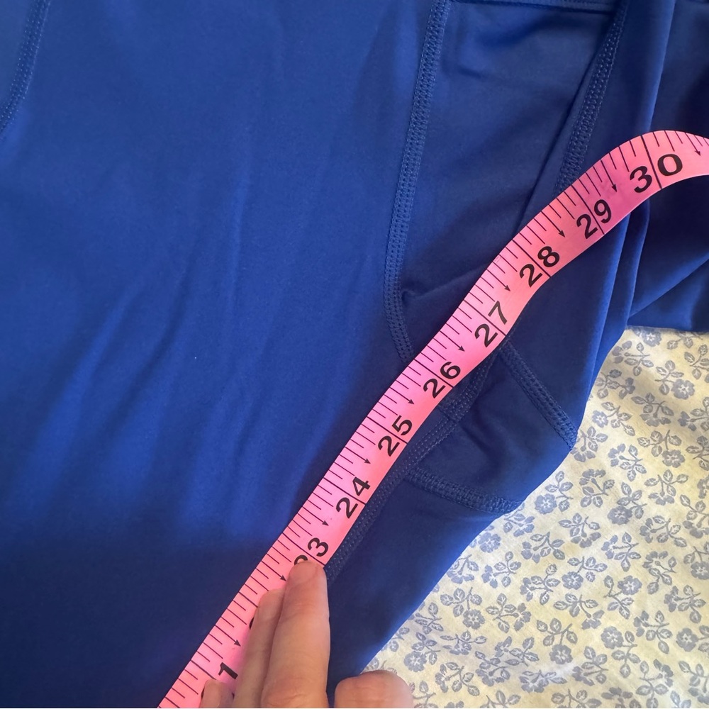 2/40 KNIX Royal Blue Cropped Leggings with Pocket - Women’s Medium - Picture 8 of 8